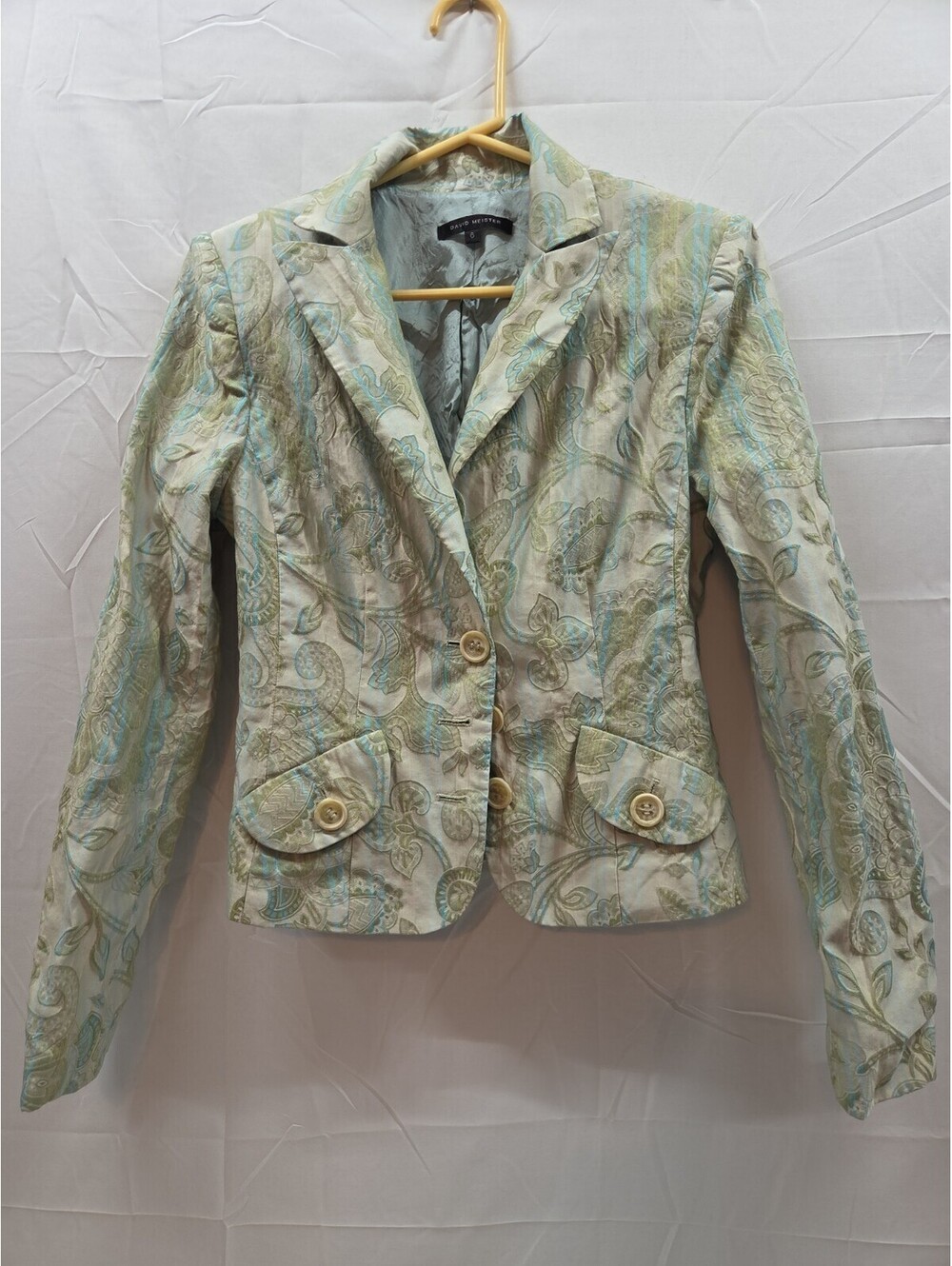 women's floral patterned blazer by David Meister size 6